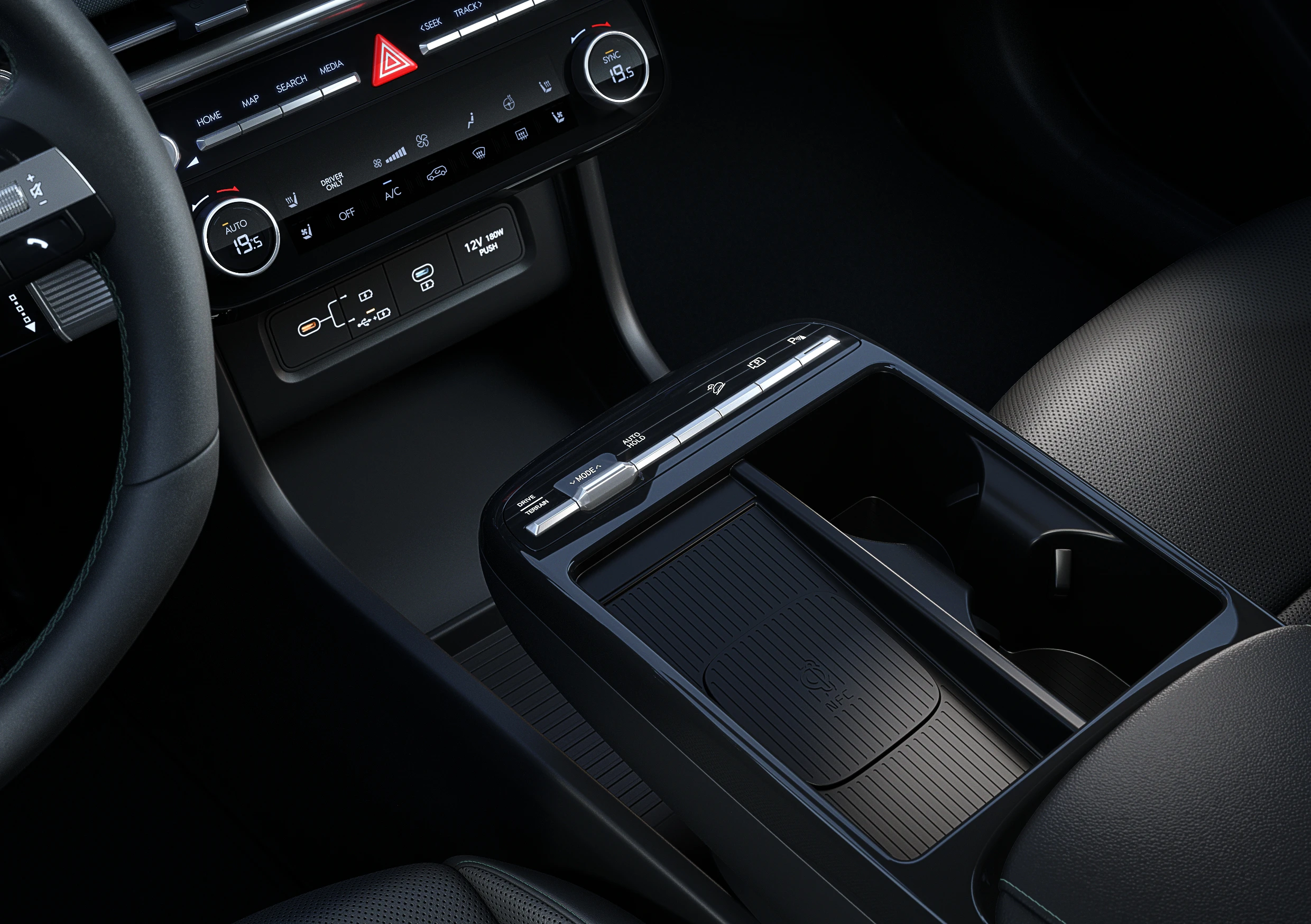 HYUNDAI NX4 PI SHOT19 Center Console HEV T2P Beauty