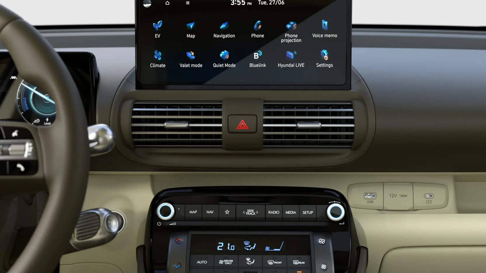 Hyundai INSTER 2024 Interior SHOT25 AVN